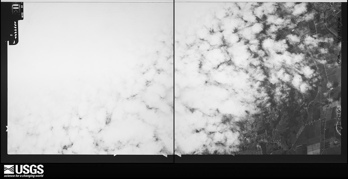 U.S. Geological Survey aerial photograph, 1966-08-12, scale 1:23330