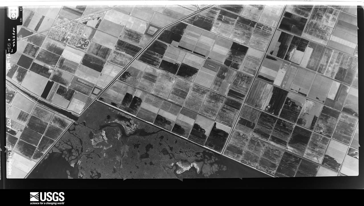 U.S. Geological Survey aerial photograph, 1966-04-14, scale 1:21660