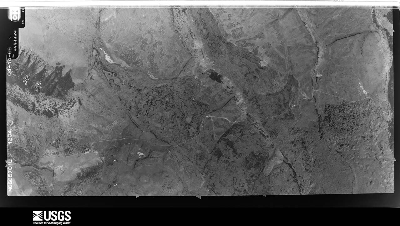 U.S. Geological Survey aerial photograph, 1966-04-14, scale 1:21660