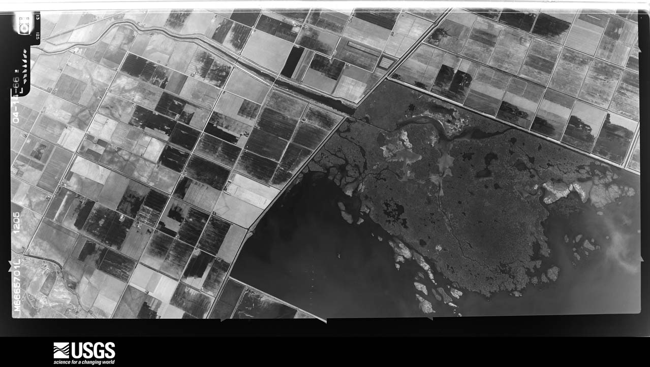 U.S. Geological Survey aerial photograph, 1966-04-14, scale 1:21660