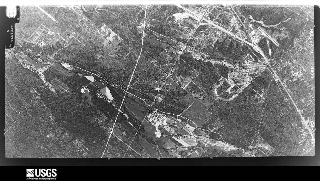 U.S. Geological Survey aerial photograph, 1966-04-22, scale 1:21660
