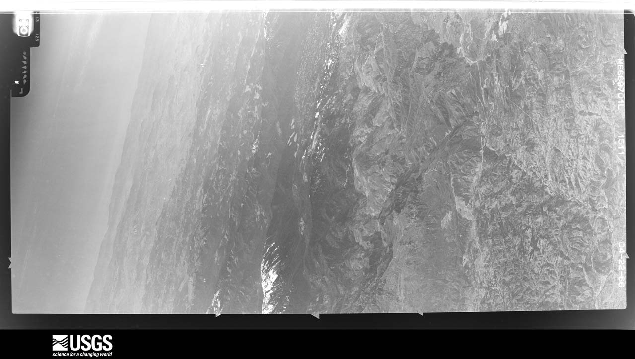 U.S. Geological Survey aerial photograph, 1966-04-22, scale 1:21660