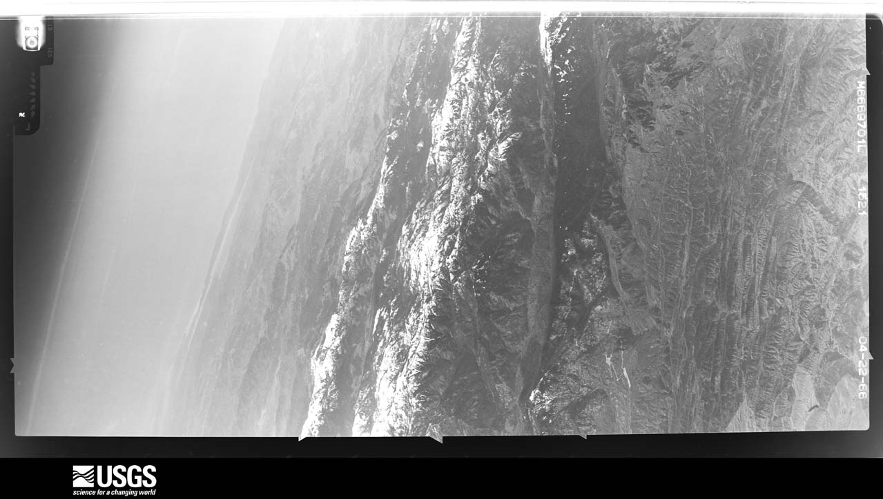 U.S. Geological Survey aerial photograph, 1966-04-22, scale 1:21660