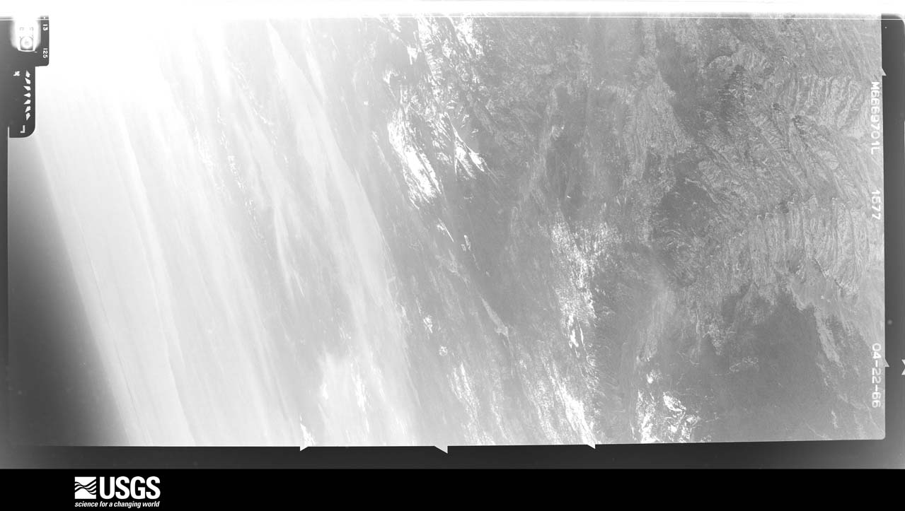 U.S. Geological Survey aerial photograph, 1966-04-22, scale 1:21660