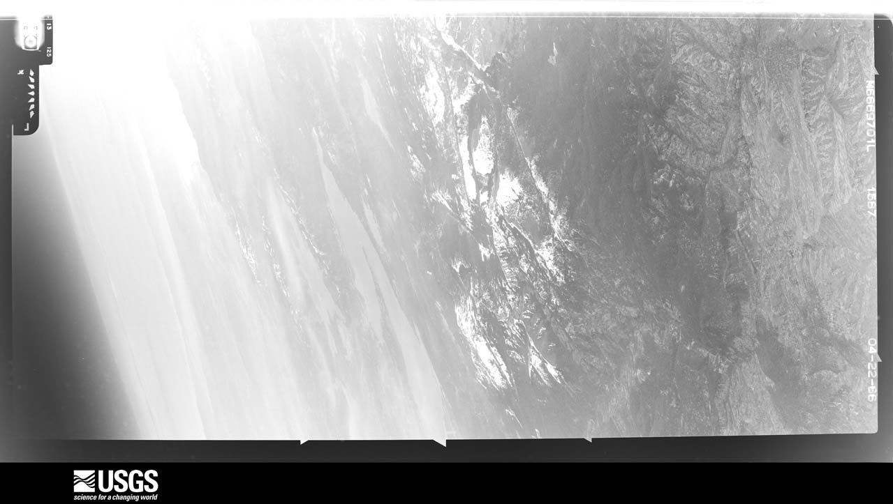 U.S. Geological Survey aerial photograph, 1966-04-22, scale 1:21660
