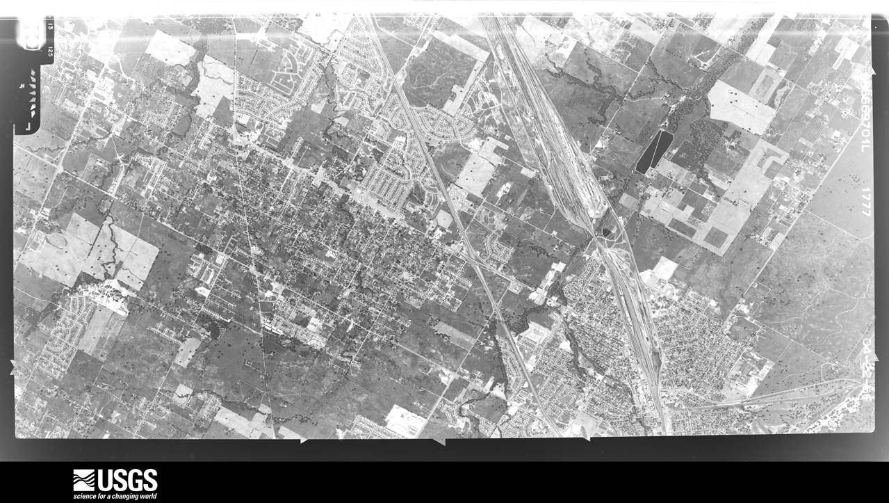 U.S. Geological Survey aerial photograph, 1966-04-22, scale 1:21660