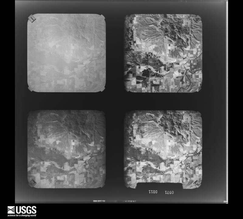 U.S. Geological Survey aerial photograph, 1971-10-22, scale 1:186000