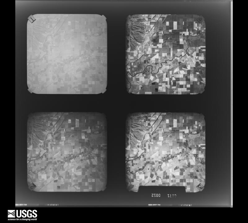 U.S. Geological Survey aerial photograph, 1971-10-22, scale 1:182000