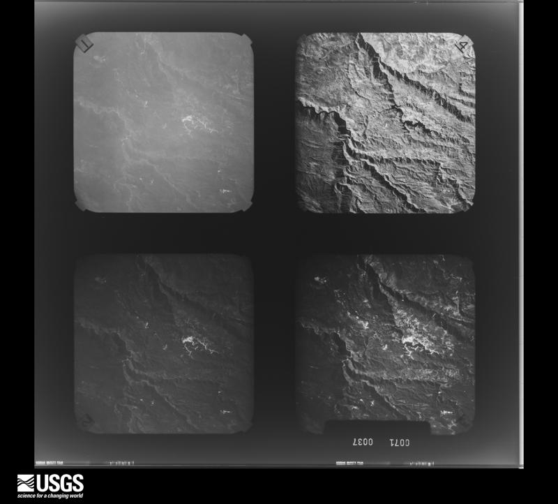 U.S. Geological Survey aerial photograph, 1971-10-22, scale 1:185000