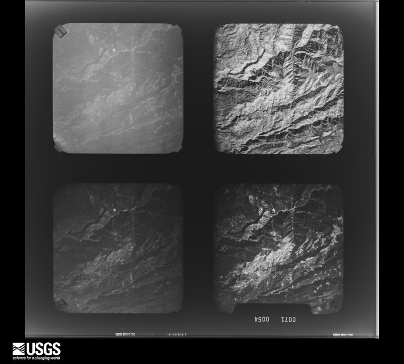 U.S. Geological Survey aerial photograph, 1971-10-22, scale 1:178000