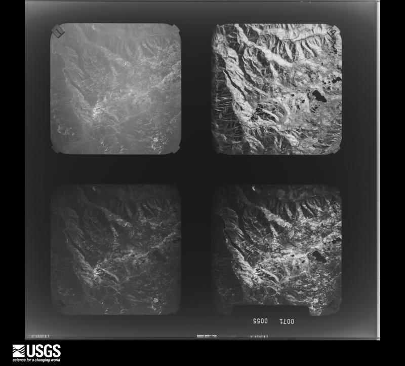 U.S. Geological Survey aerial photograph, 1971-10-22, scale 1:178000