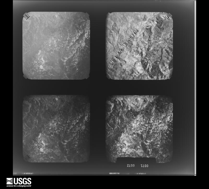 U.S. Geological Survey aerial photograph, 1971-10-22, scale 1:180000