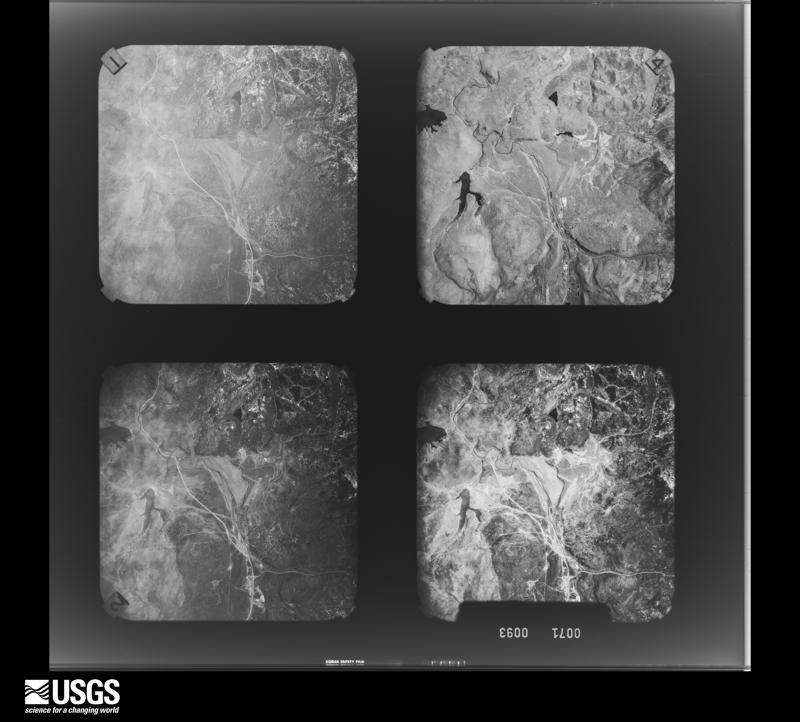 U.S. Geological Survey aerial photograph, 1971-10-22, scale 1:174000