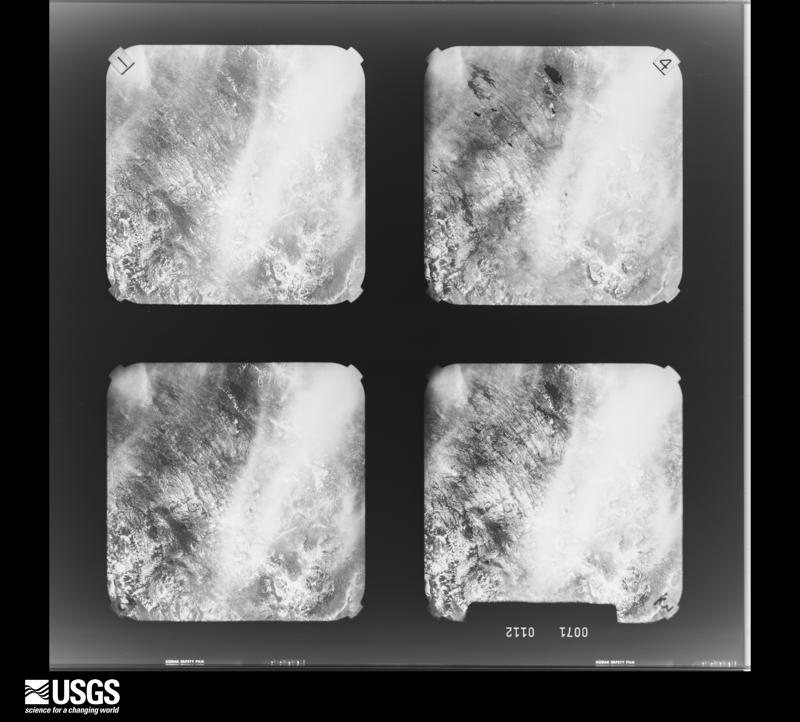 U.S. Geological Survey aerial photograph, 1971-10-22, scale 1:176000