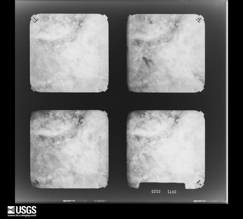 U.S. Geological Survey aerial photograph, 1971-10-22, scale 1:174000