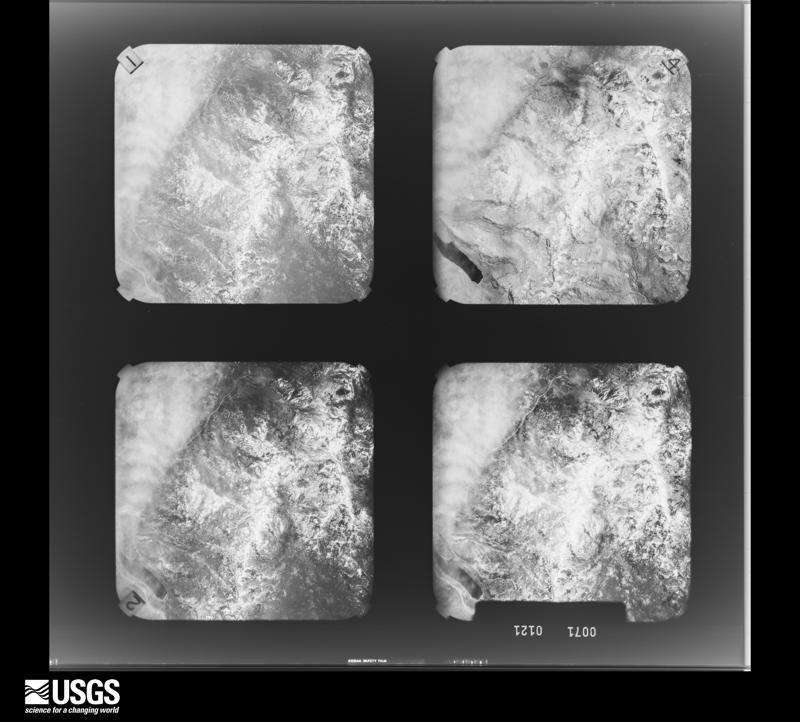 U.S. Geological Survey aerial photograph, 1971-10-22, scale 1:179000