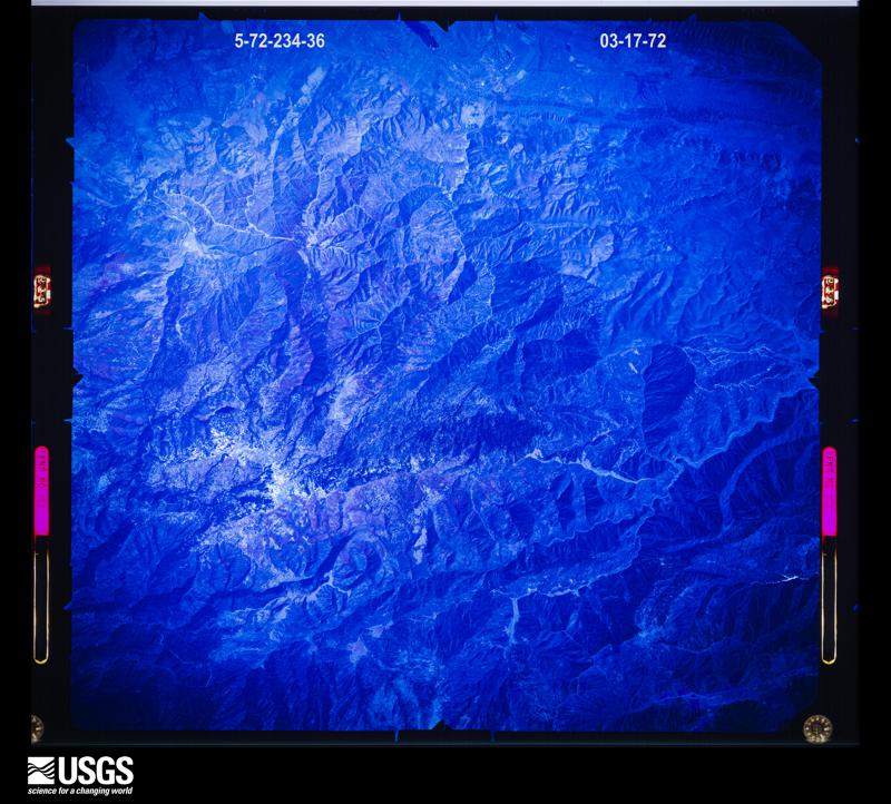 U.S. Geological Survey aerial photograph, 1972-03-17, scale 1:127000