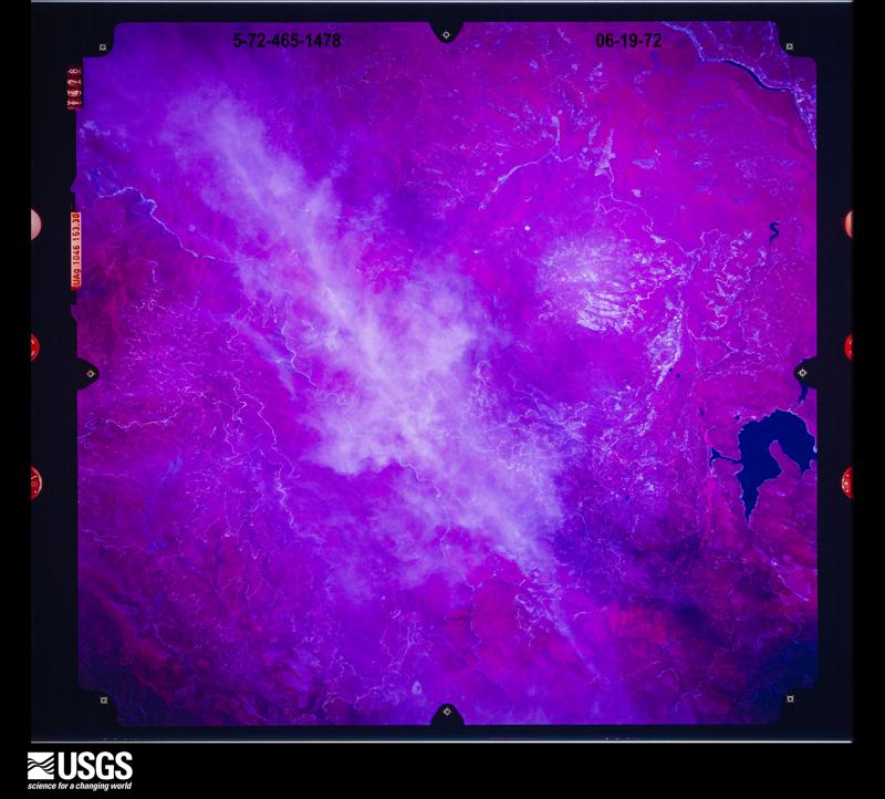 U.S. Geological Survey aerial photograph, 1972-06-19, scale 1:118000