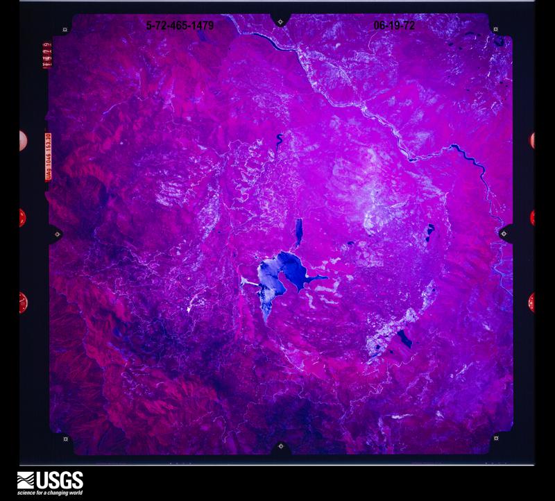 U.S. Geological Survey aerial photograph, 1972-06-19, scale 1:118000