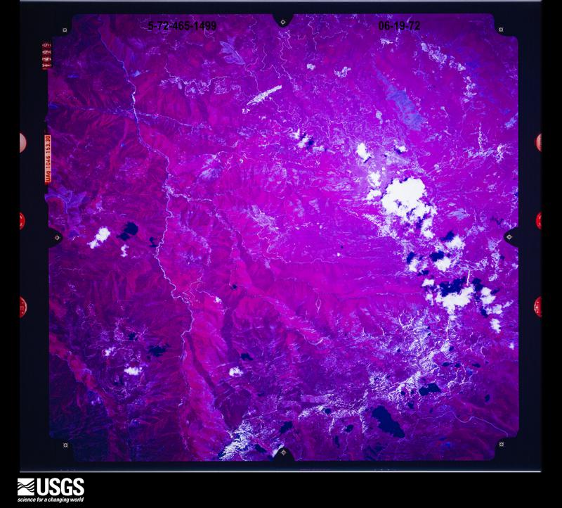 U.S. Geological Survey aerial photograph, 1972-06-19, scale 1:119000