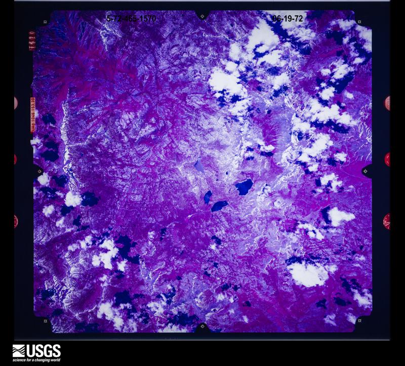 U.S. Geological Survey aerial photograph, 1972-06-19, scale 1:123000
