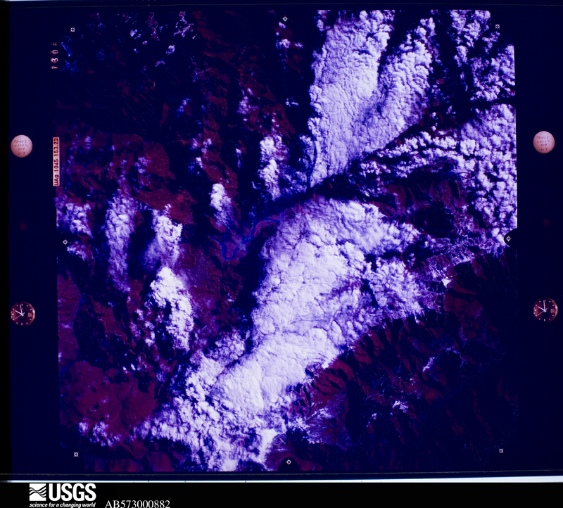 U.S. Geological Survey aerial photograph, 1973-01-04, scale 1:122000
