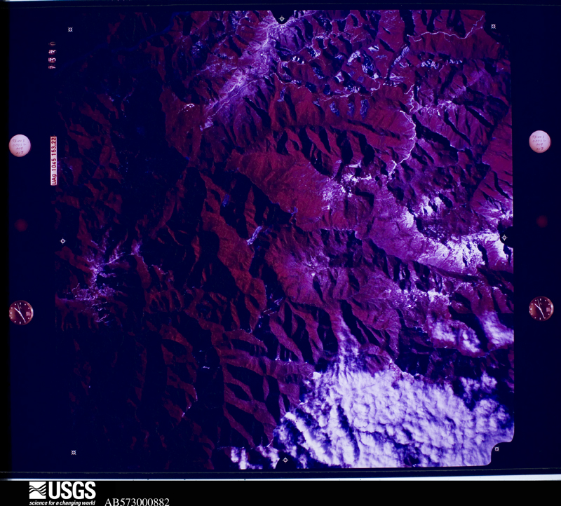 U.S. Geological Survey aerial photograph, 1973-01-04, scale 1:143000