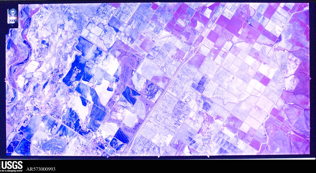 U.S. Geological Survey aerial photograph, 1973-03-12, scale 1:34000