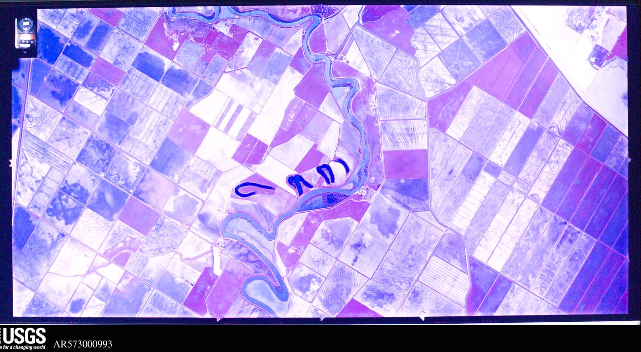 U.S. Geological Survey aerial photograph, 1973-03-12, scale 1:32000