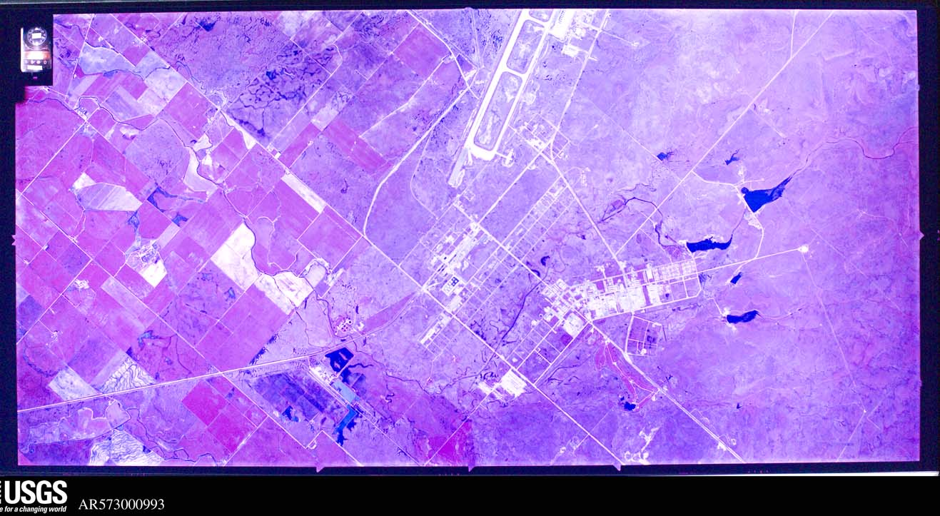 U.S. Geological Survey aerial photograph, 1973-03-12, scale 1:32000