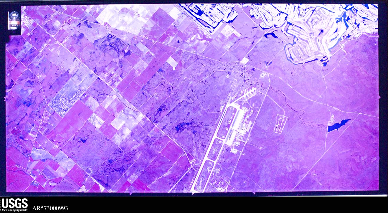 U.S. Geological Survey aerial photograph, 1973-03-12, scale 1:32000
