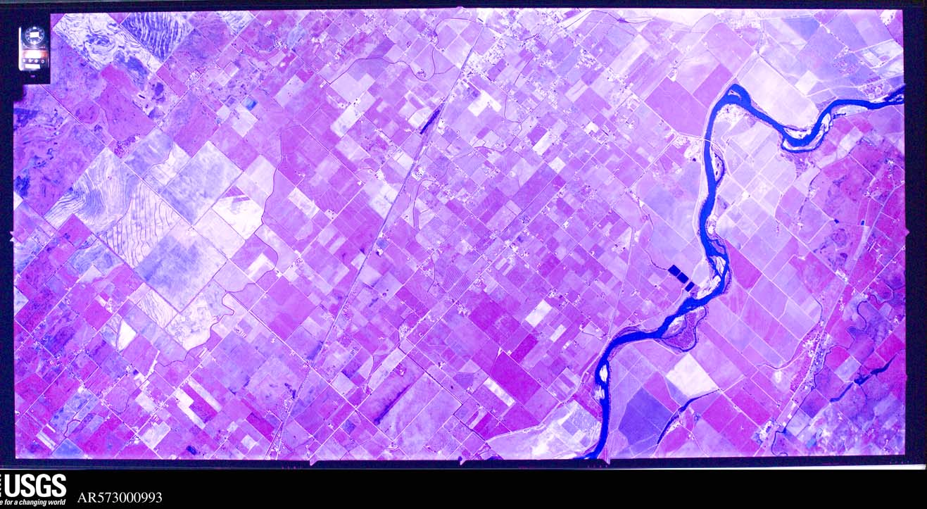 U.S. Geological Survey aerial photograph, 1973-03-12, scale 1:32000