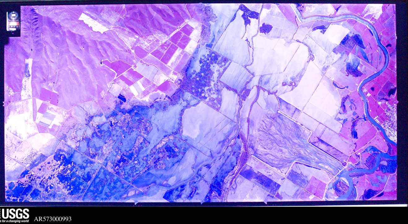 U.S. Geological Survey aerial photograph, 1973-03-12, scale 1:33000