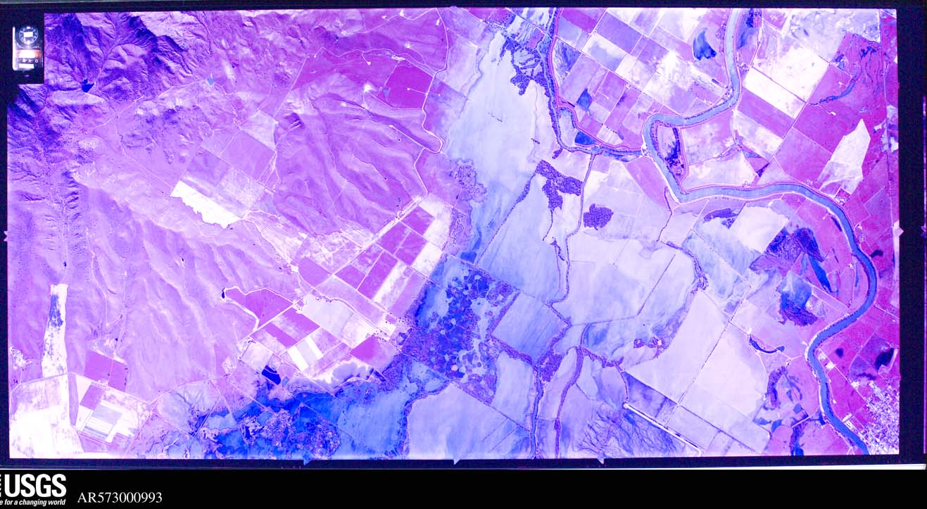 U.S. Geological Survey aerial photograph, 1973-03-12, scale 1:33000