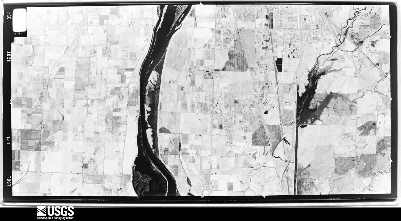 U.S. Geological Survey aerial photograph, 1974-01-21, scale 1:31000