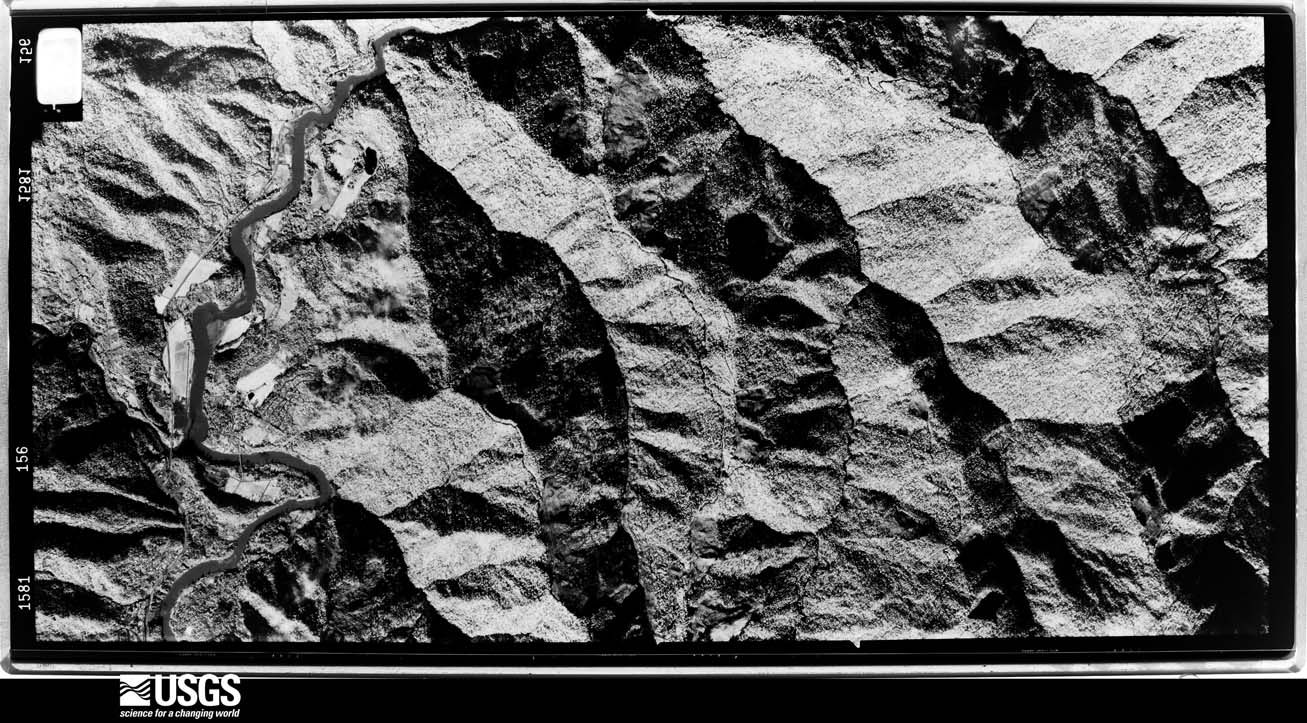 U.S. Geological Survey aerial photograph, 1974-01-21, scale 1:30000
