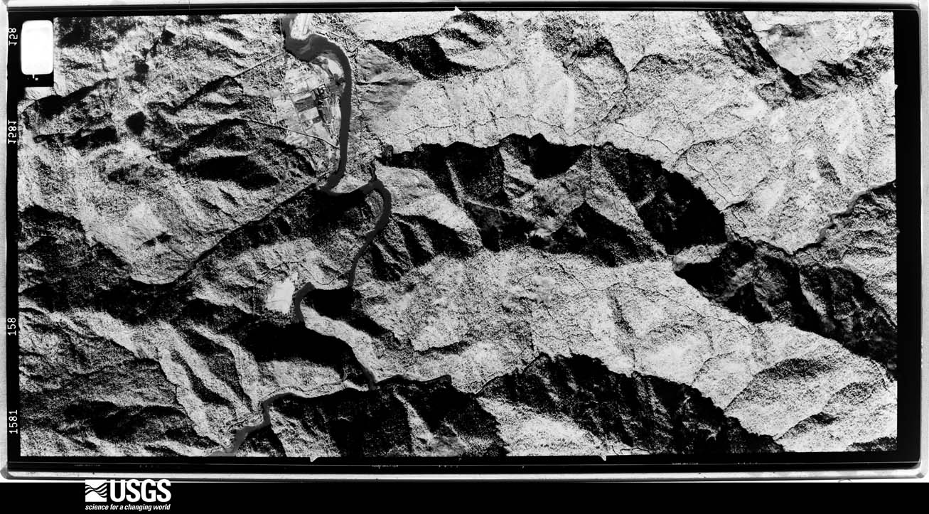 U.S. Geological Survey aerial photograph, 1974-01-21, scale 1:30000