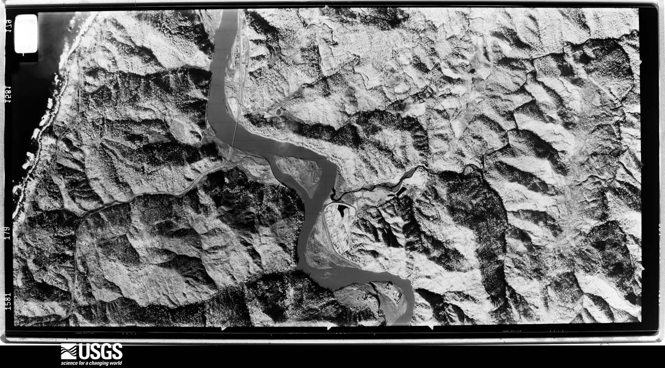 U.S. Geological Survey aerial photograph, 1974-01-21, scale 1:31000