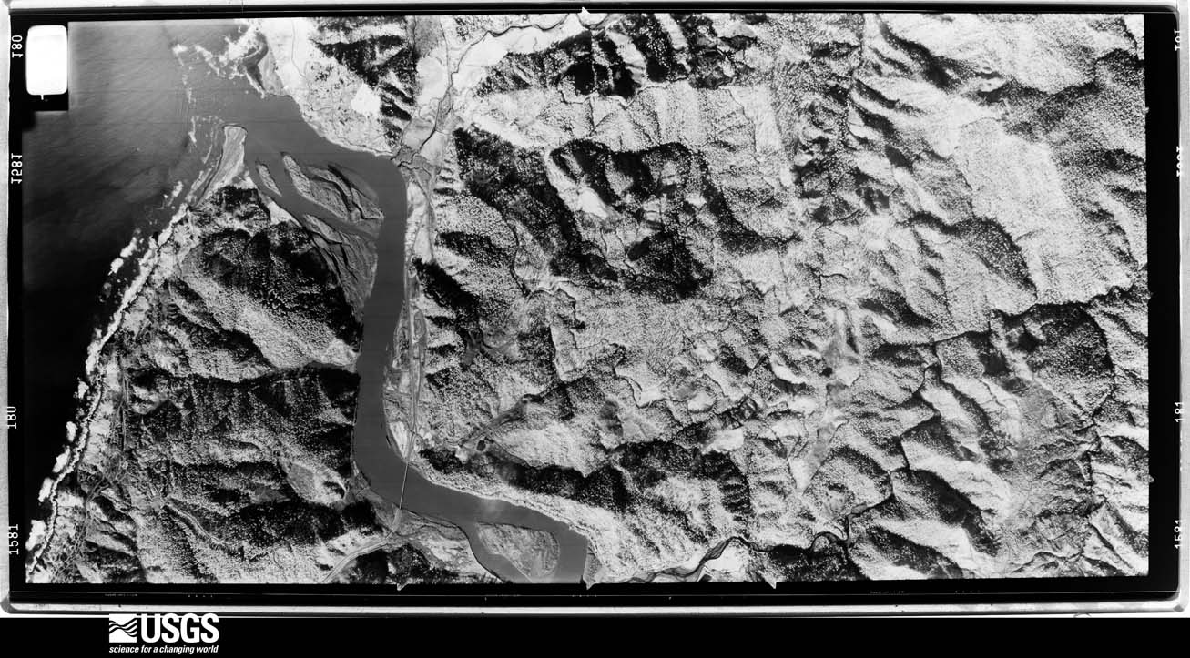 U.S. Geological Survey aerial photograph, 1974-01-21, scale 1:31000