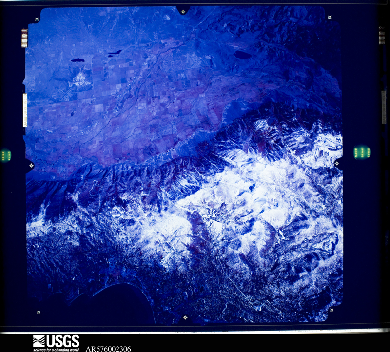 U.S. Geological Survey aerial photograph, 1976-03-25, scale 1:119000