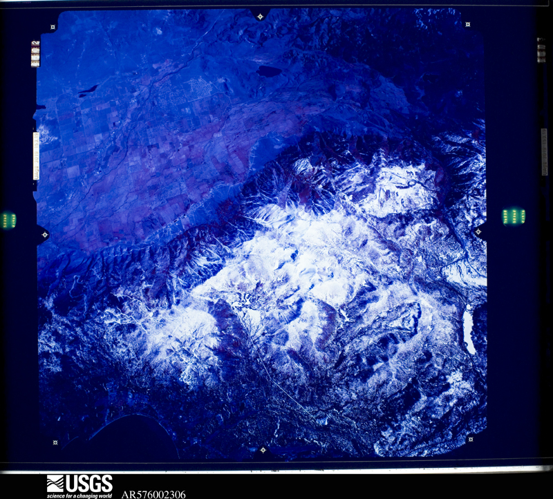 U.S. Geological Survey aerial photograph, 1976-03-25, scale 1:118000