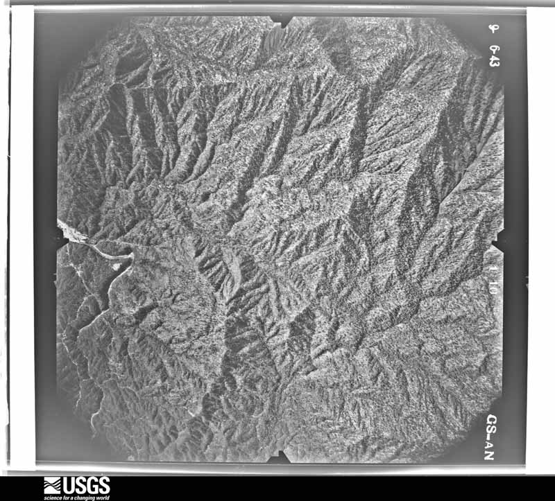 U.S. Geological Survey aerial photograph, 1943-09-06, scale 1:24000