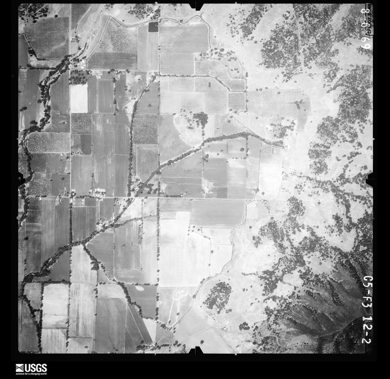 U.S. Geological Survey aerial photograph, 1969-08-06, scale 1:12000