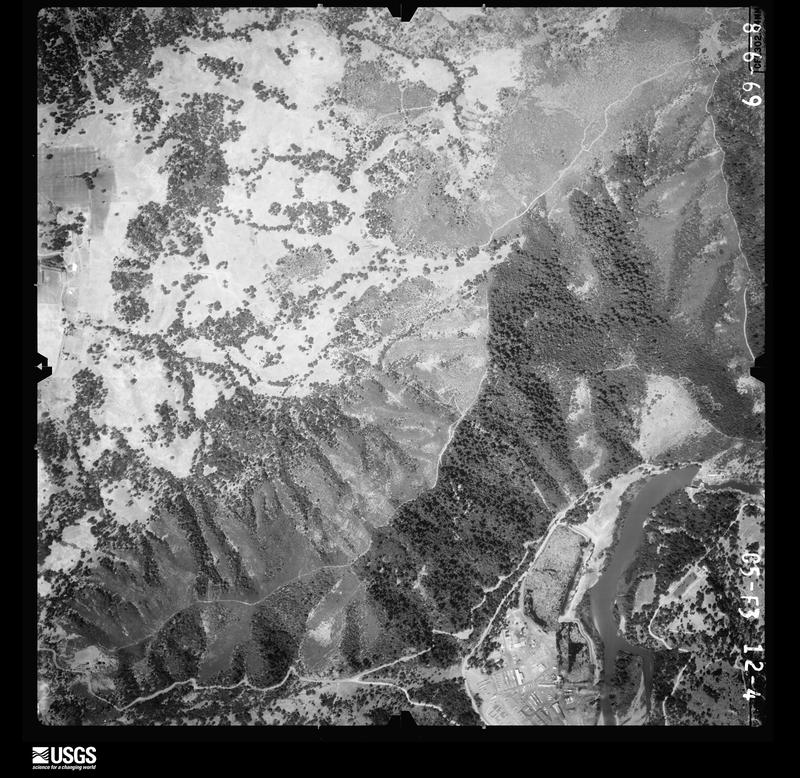 U.S. Geological Survey aerial photograph, 1969-08-06, scale 1:12000