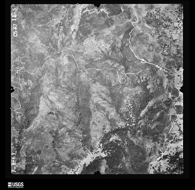U.S. Geological Survey aerial photograph, 1963-07-08, scale 1:12000
