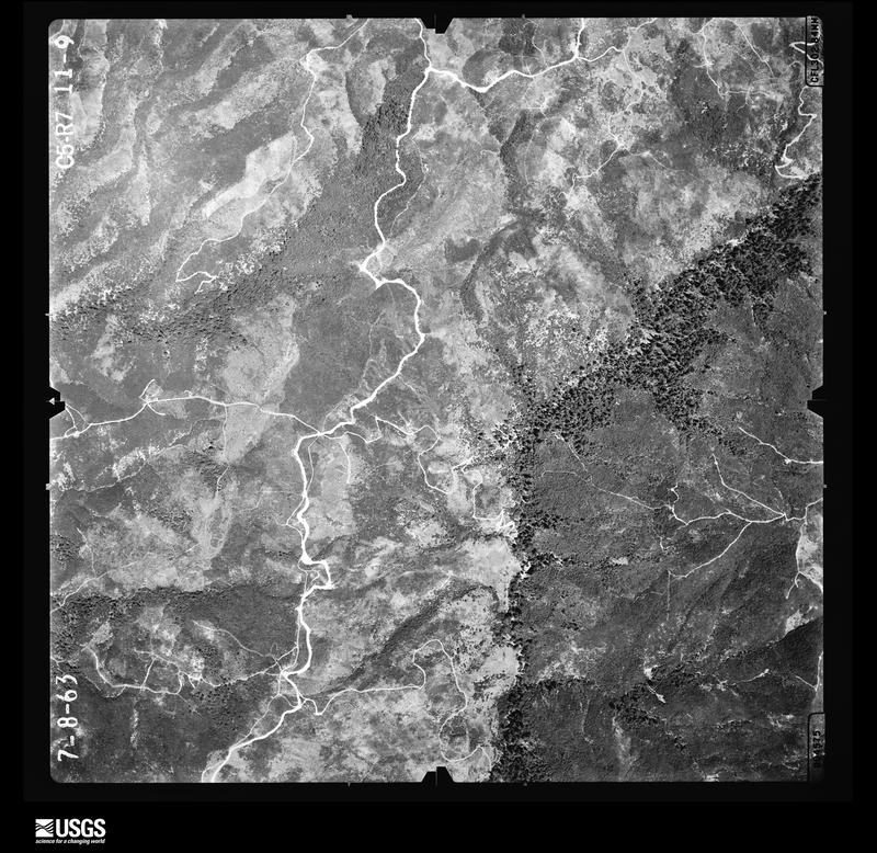 U.S. Geological Survey aerial photograph, 1963-07-08, scale 1:12000