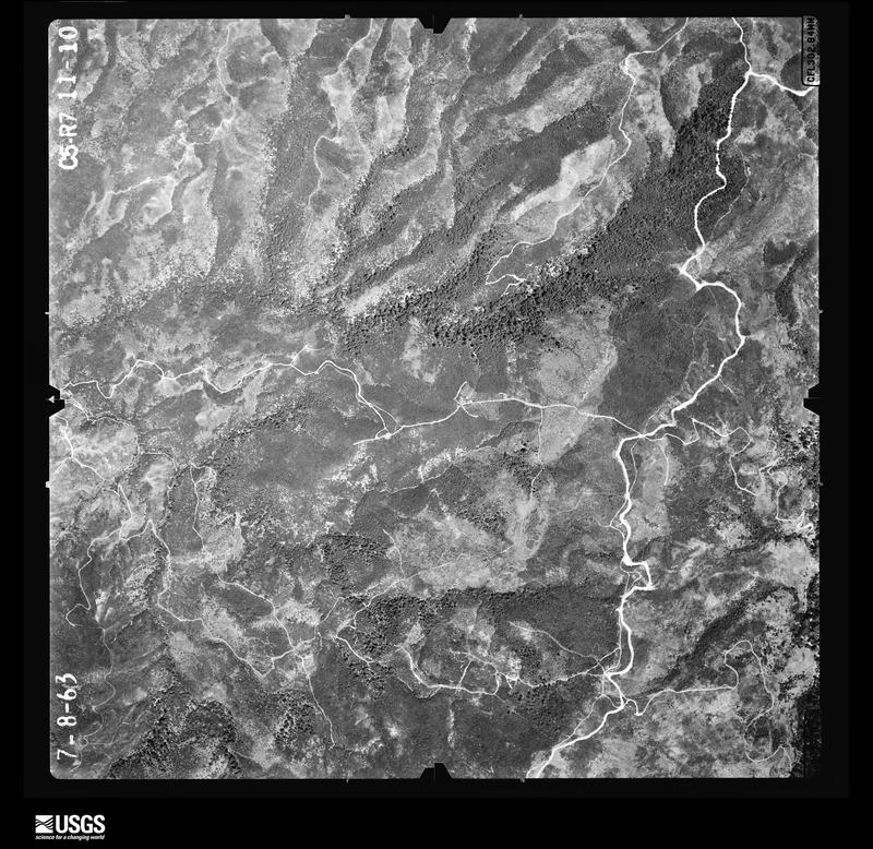 U.S. Geological Survey aerial photograph, 1963-07-08, scale 1:12000
