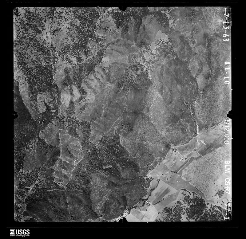 U.S. Geological Survey aerial photograph, 1963-07-13, scale 1:12000