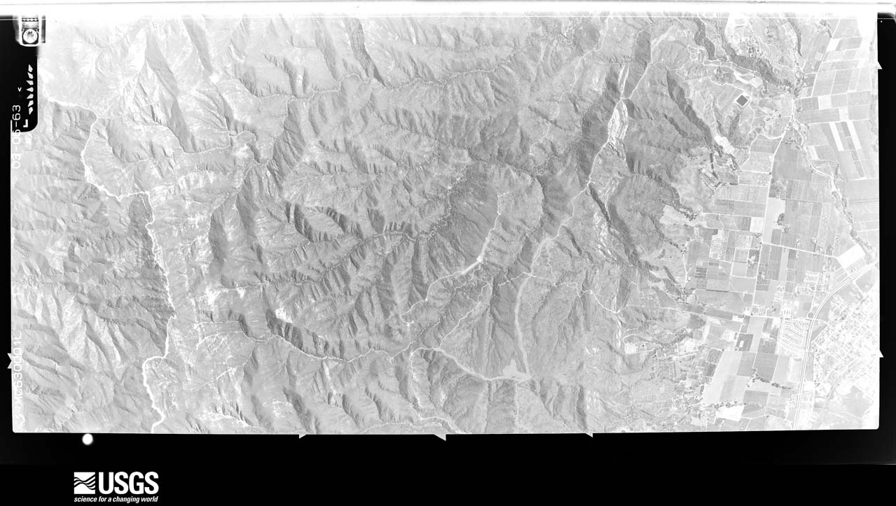 U.S. Geological Survey aerial photograph, 1963-03-06, scale 1:21670