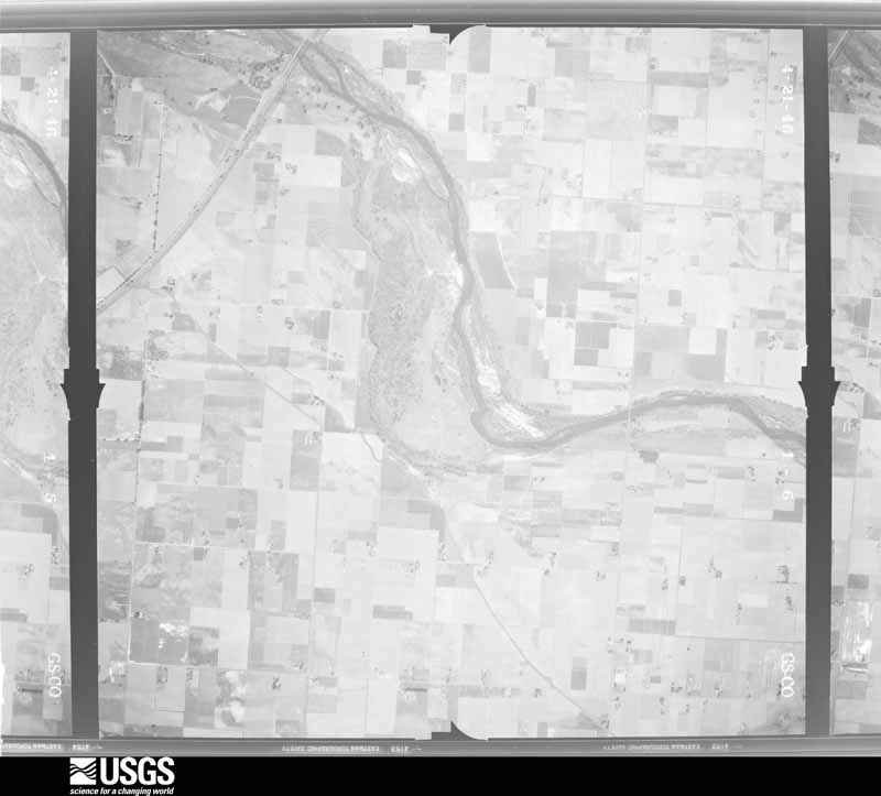 U.S. Geological Survey aerial photograph, 1946-04-21, scale 1:20000